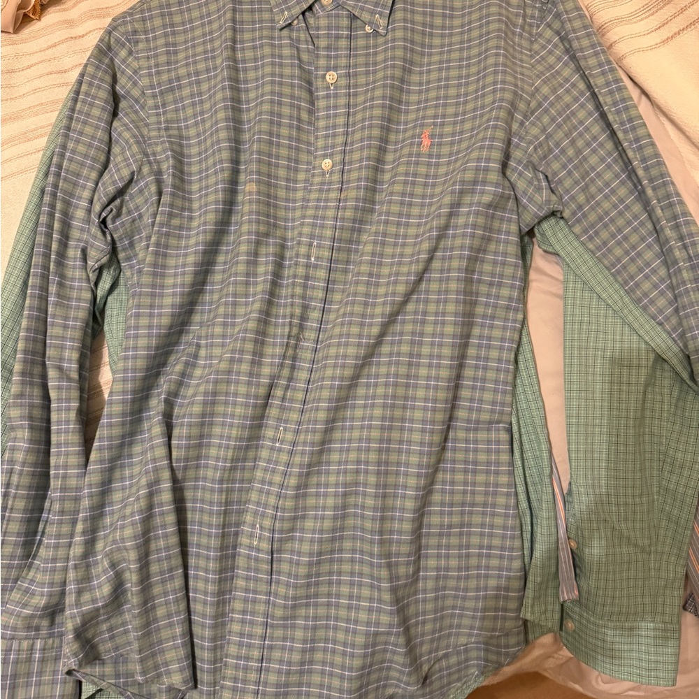 Multiple Polo Ralph Lauren long sleeve dress shirts - Picture 4 of 6